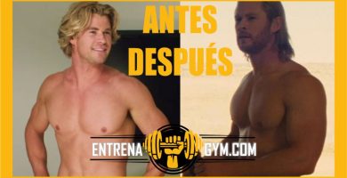 Chris Hemsworth Thor antes y después